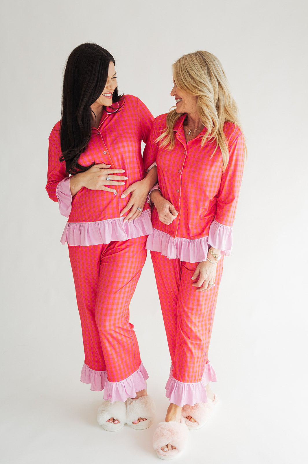 Gingham Girly PJ Set