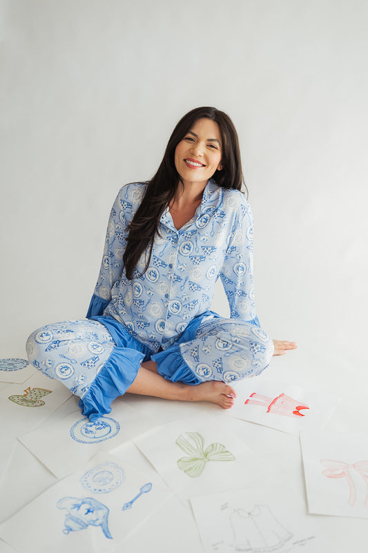 Porcelain Party PJ Set