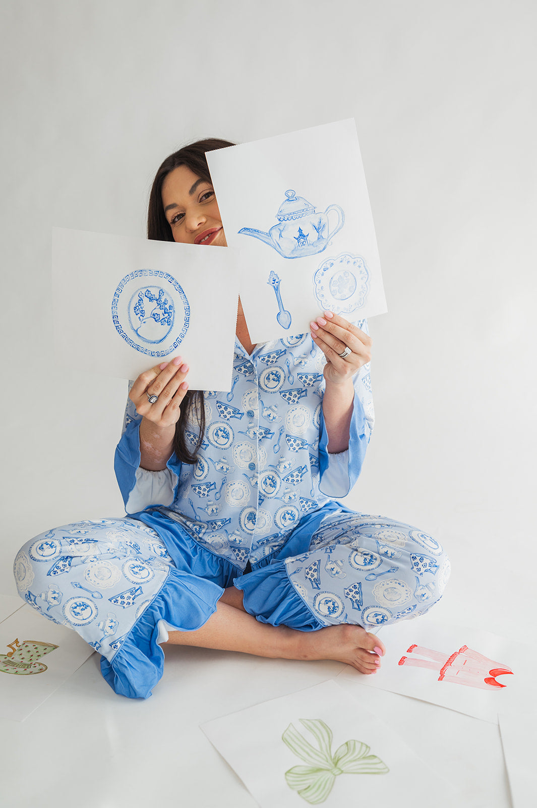 Porcelain Party PJ Set