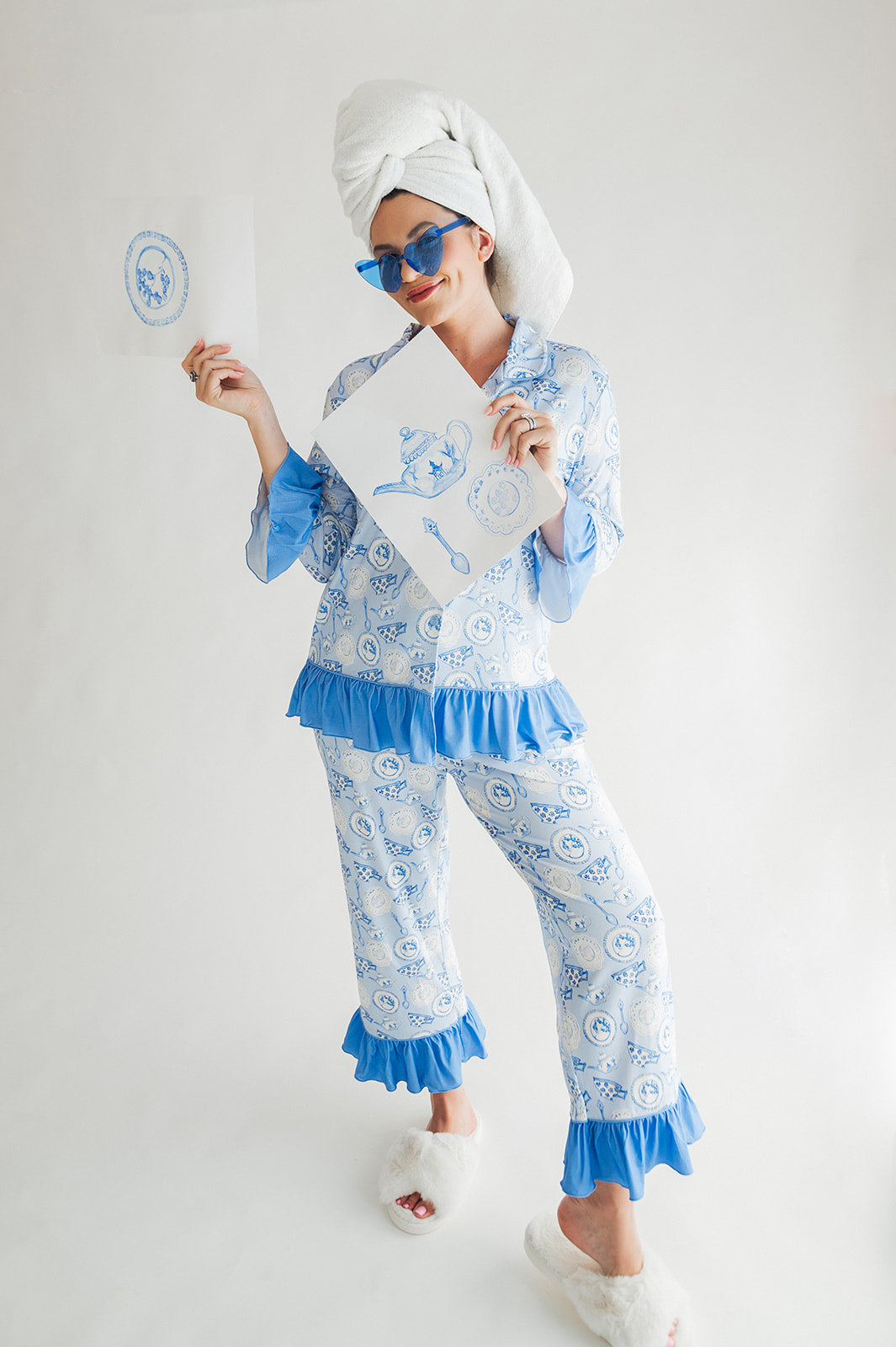 Porcelain Party PJ Set